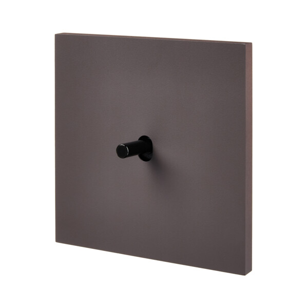 Façade Désir Anthracite Mat Simple 1 trou oblong; Façade à clip. - Modelec - 131819