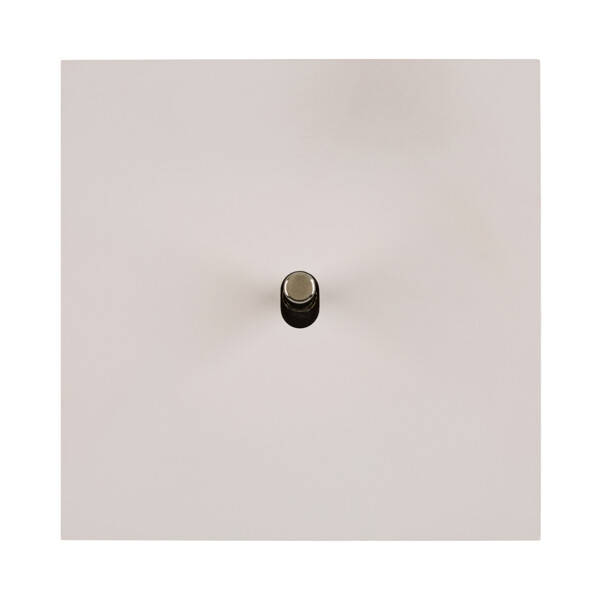 Façade Désir Gris Perle Mat Simple 1 trou oblong; Façade à clip. - Modelec - 131823