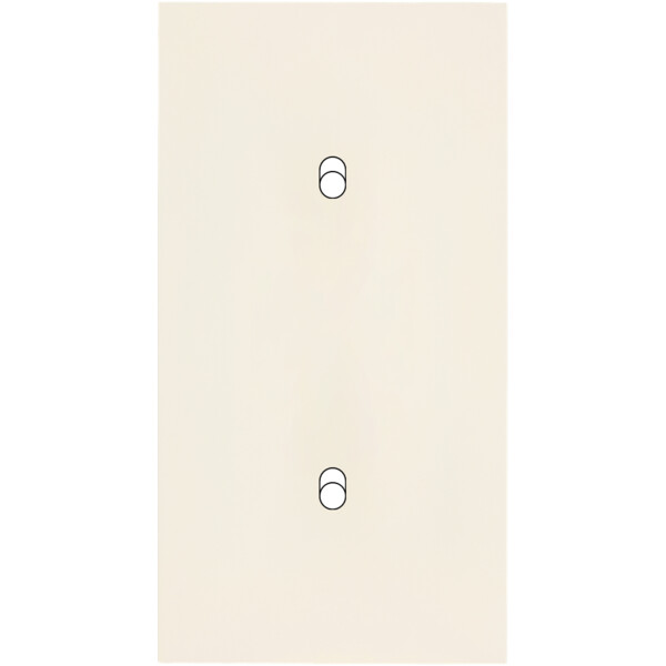 Façade Désir Ivoire Mat Double Verticale B1 B1 - Modelec - 152821