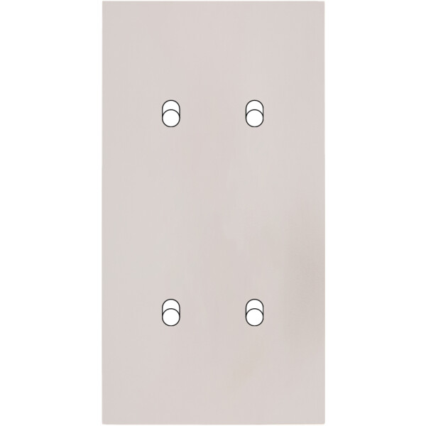 Façade Désir Gris Perle Mat Double Verticale B2 B2 - Modelec - 154823