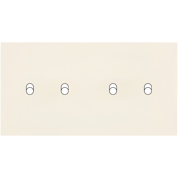 Façade Désir Ivoire Mat Double Horizontale B2 B2 - Modelec - 174821
