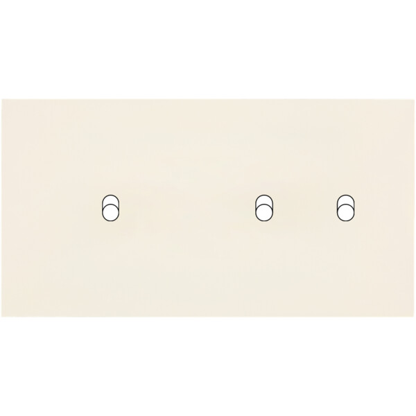 Façade Désir Ivoire Mat Double Horizontale B1 B2 - Modelec - 177821