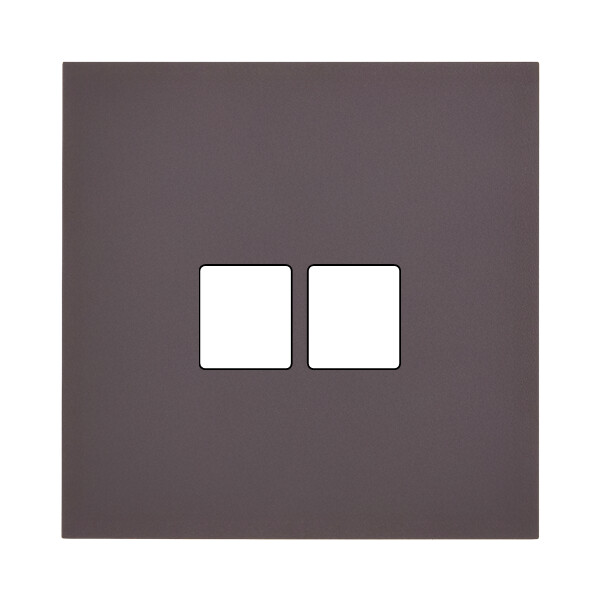 Façade Désir Anthracite Mat Simple 2 Medias. Façade à clip. - Modelec - 193819