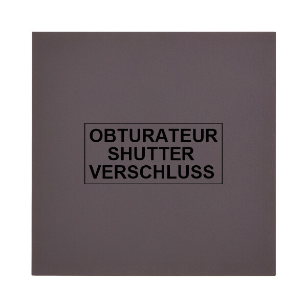 Façade Désir Anthracite Mat Simple Obturateur; Façade à clip. - Modelec - 198819