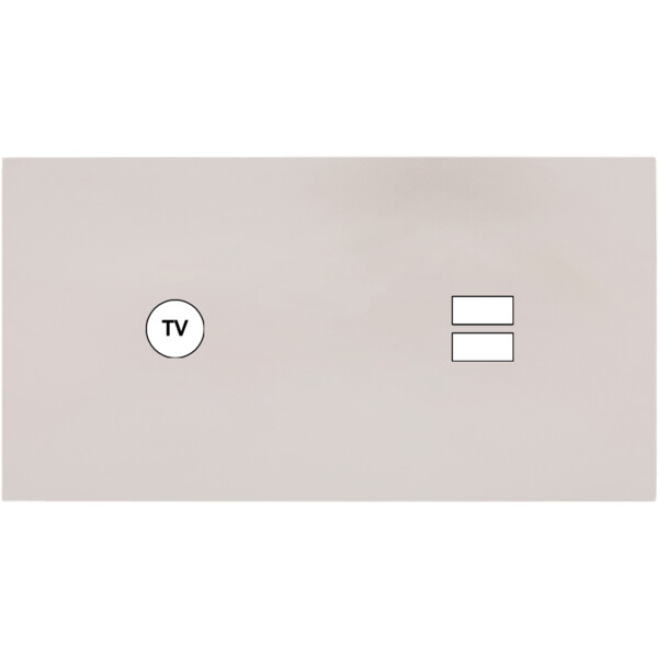 Façade Désir Gris Perle Mat Double Horizontale C1 U1 - Modelec - 255823