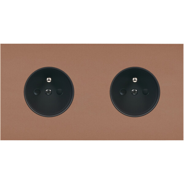 Façade Désir Moka Mat Double Horizontale PC Pc - Modelec - 260825