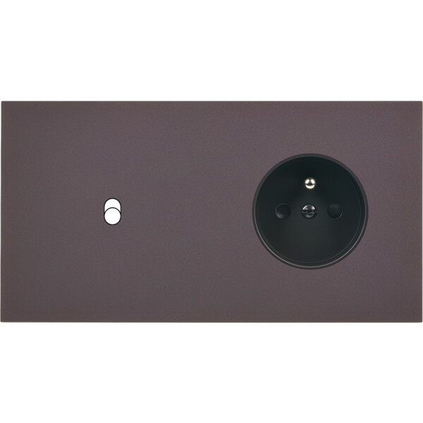 Façade Désir Anthracite Mat Double Horizontale B1 Pc - Modelec - 261819