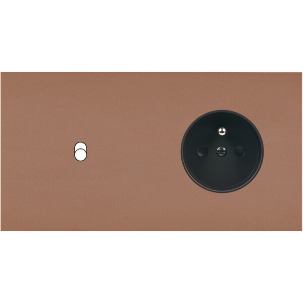 Façade Désir Moka Mat Double Horizontale B1 Pc - Modelec - 261825