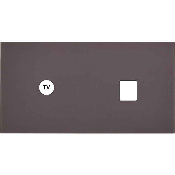 Façade Désir Anthracite Mat Double Horizontale C1 M1 - Modelec - 273819