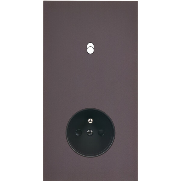 Façade Désir Anthracite Mat Double Verticale B1 Pc - Modelec - 281819