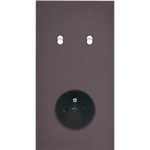Façade Désir Anthracite Mat Double Verticale B2 Pc - Modelec - 282819