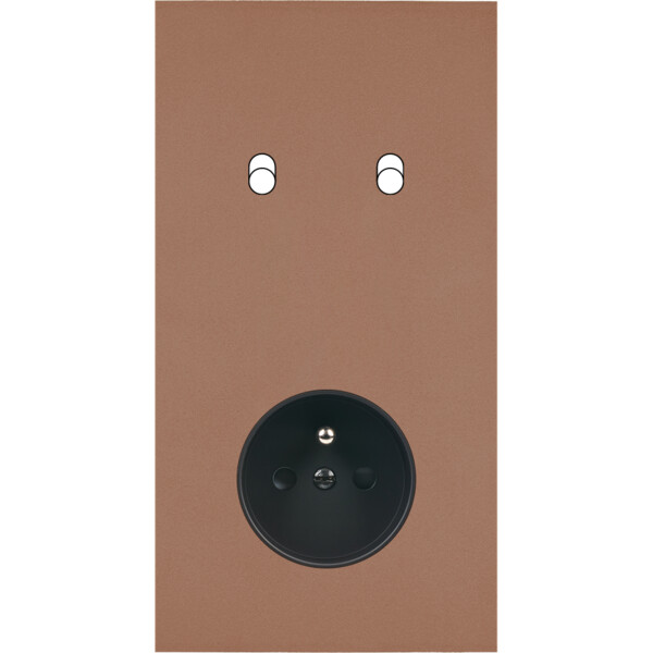 Façade Désir Moka Mat Double Verticale B2 Pc - Modelec - 282825