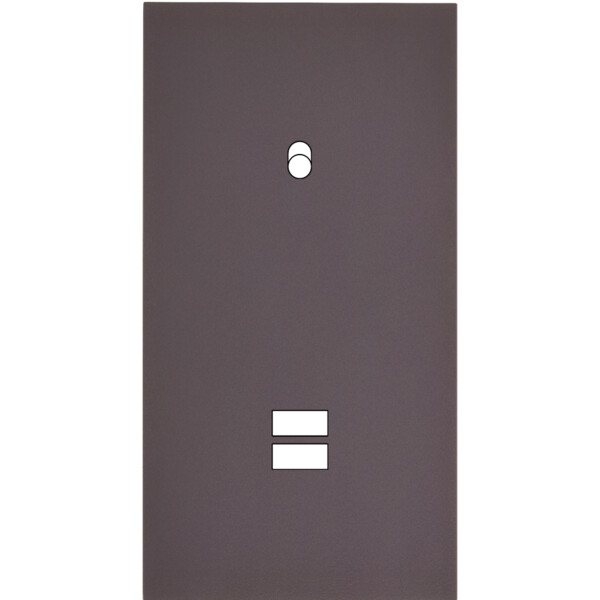 Façade Désir Anthracite Mat Double Verticale B1 U1 - Modelec - 293819