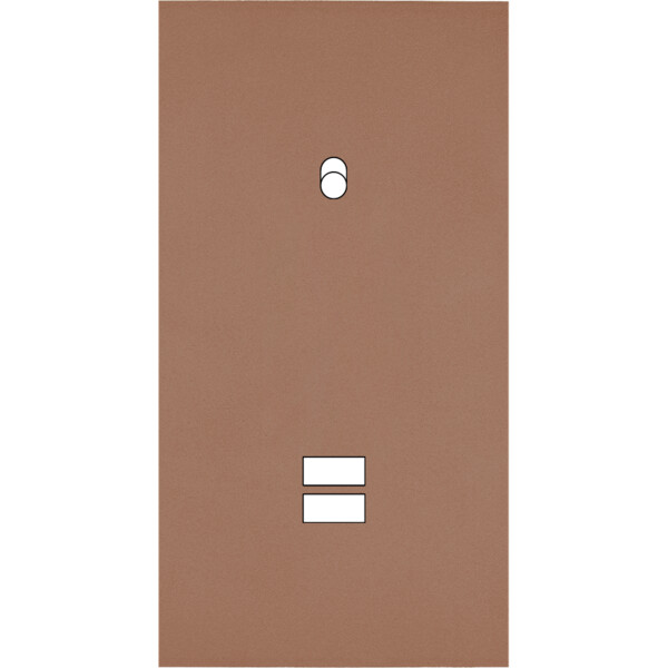 Façade Désir Moka Mat Double Verticale B1 U1 - Modelec - 293825