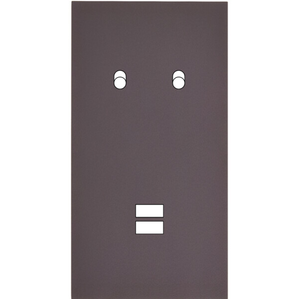 Façade Désir Anthracite Mat Double Verticale B2 U1 - Modelec - 294819