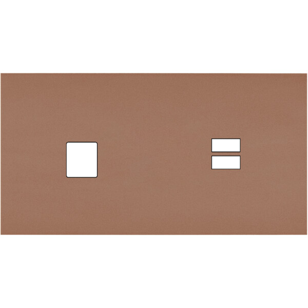 Façade Désir Moka Mat Double Horizontale M1 U1 - Modelec - 298825
