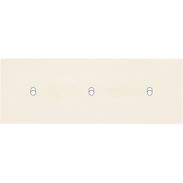 Façade Désir Ivoire Mat Triple Horizontale B1 B1 B1 - Modelec - 303821