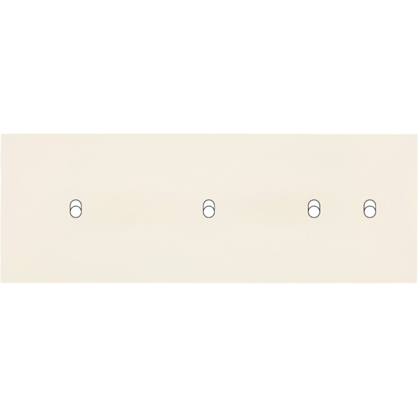 Façade Désir Ivoire Mat Triple Horizontale B1 B1 B2 - Modelec - 304821