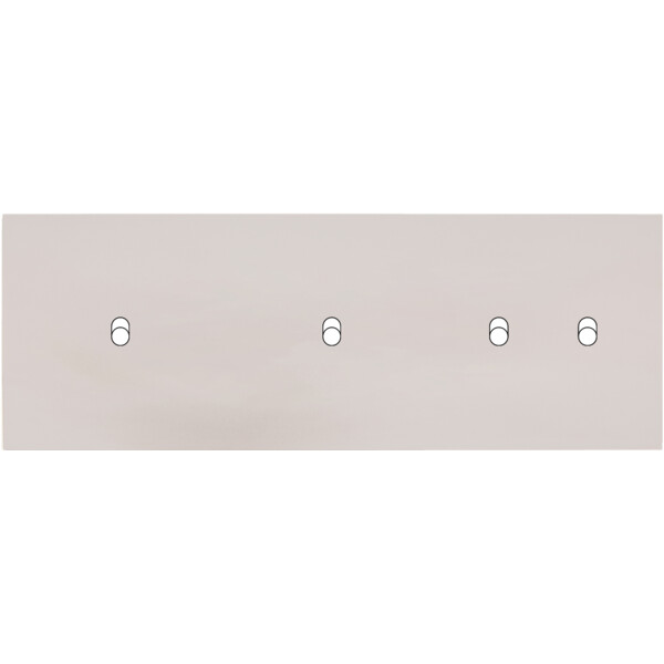 Façade Désir Gris Perle Mat Triple Horizontale B1 B1 B2 - Modelec - 304823