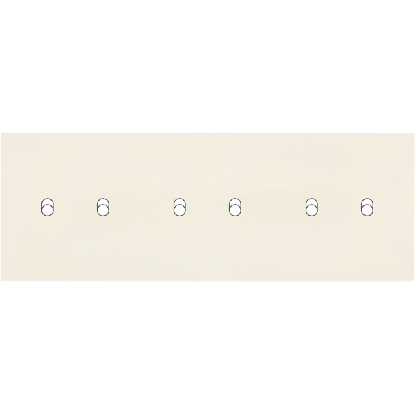 Façade Désir Ivoire Mat Triple Horizontale B2 B2 B2 - Modelec - 306821