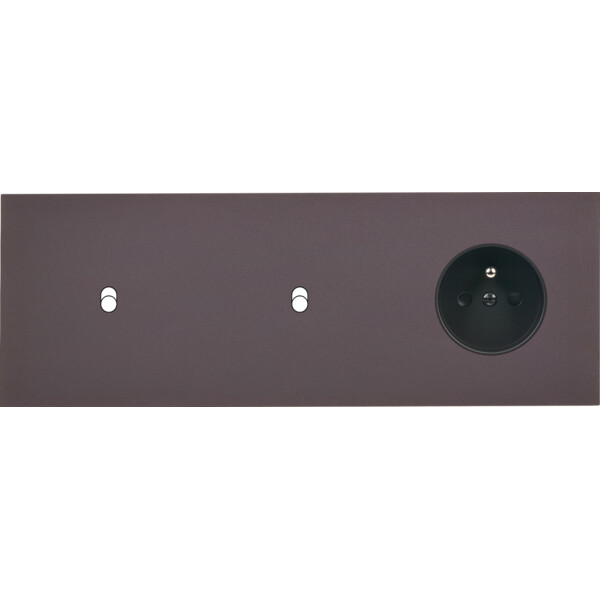 Façade Désir Anthracite Mat Triple Horizontale B1 B1 PC - Modelec - 316819