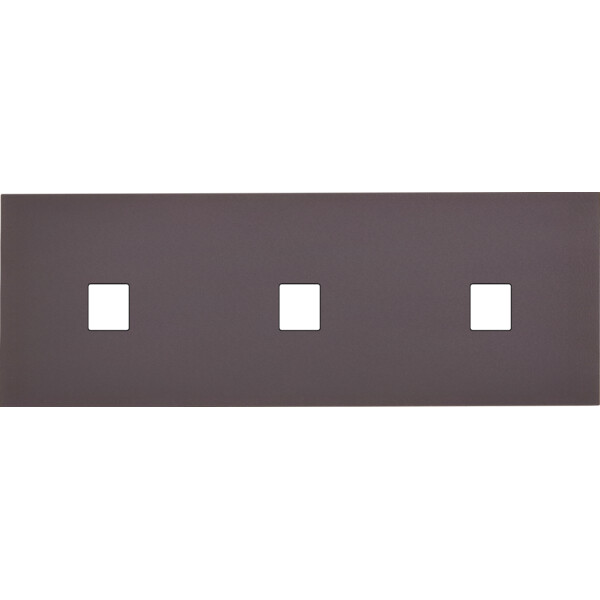 Façade Désir Anthracite Mat Triple Horizontale 1 Media 1 Media 1 Media - Modelec - 320819