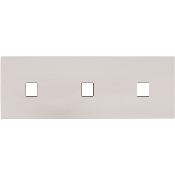 Façade Désir Gris Perle Mat Triple Horizontale 1 Media 1 Media 1 Media - Modelec - 320823