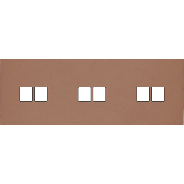 Façade Désir Moka Mat Triple Horizontale 2 Medias 2 Medias 2 Medias - Modelec - 323825