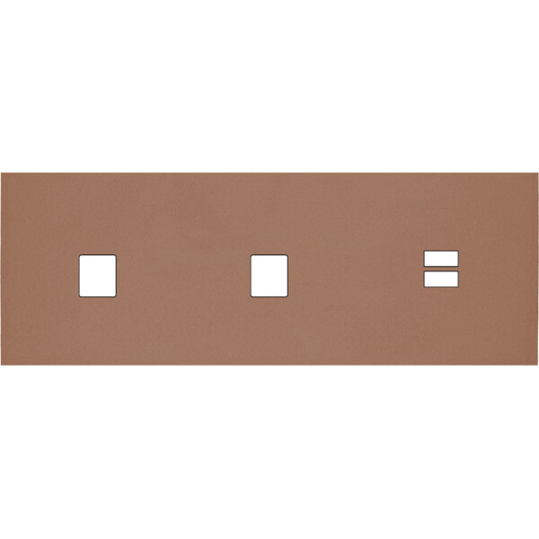 Façade Désir Moka Mat Triple Horizontale M1 M1 U1 - Modelec - 330825