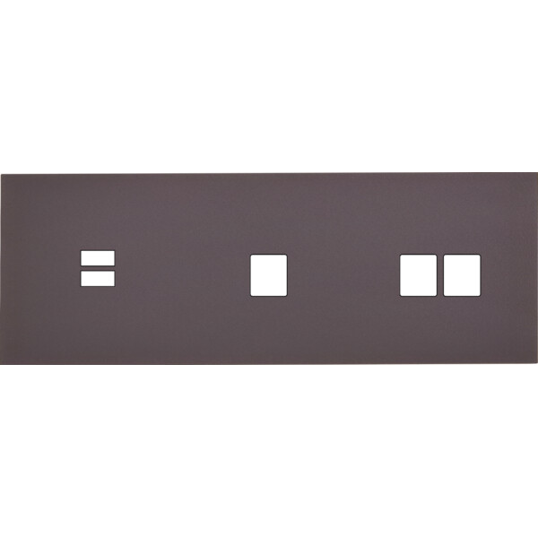 Façade Désir Anthracite Mat Triple Horizontale U1 M1 M2 - Modelec - 340819