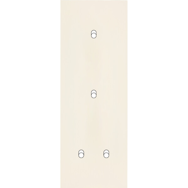 Façade Désir Ivoire Mat Triple Verticale B1 B1 B2 - Modelec - 354821