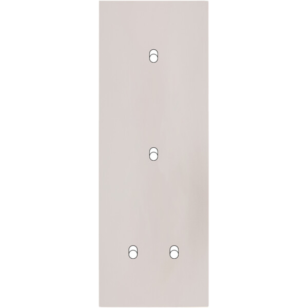 Façade Désir Gris Perle Mat Triple Verticale B1 B1 B2 - Modelec - 354823