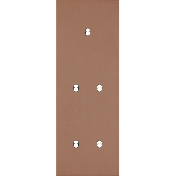 Façade Désir Moka Mat Triple Verticale B1 B2 B2 - Modelec - 355825