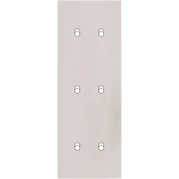 Façade Désir Gris Perle Mat Triple Verticale B2 B2 B2 - Modelec - 356823