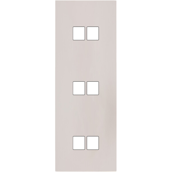 Façade Désir Gris Perle Mat Triple Verticale 2 Medias 2 Medias 2 Medias - Modelec - 373823