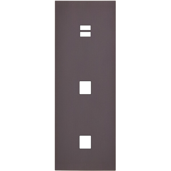 Façade Désir Anthracite Mat Triple Verticale U1 M1 M1 - Modelec - 381819