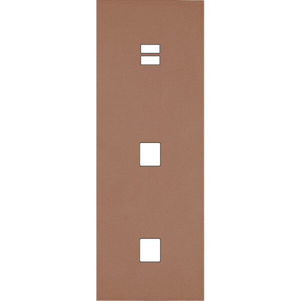 Façade Désir Moka Mat Triple Verticale U1 M1 M1 - Modelec - 381825