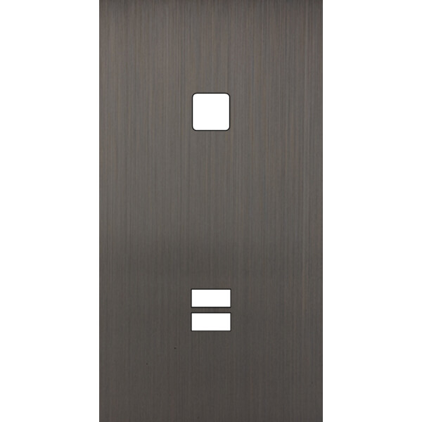 Façade Empreintes PLAN Canon de Fusil Double Verti 1 bouton carré Chargeur USB M - Modelec - 293474M-E0
