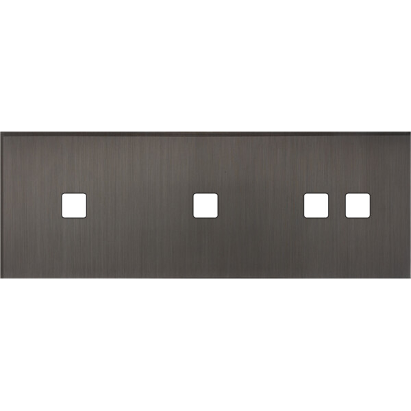 Façade Empreintes ANGLE Canon Fusil Triple Horiz 1 bouton 1 bouton 2 boutons M - Modelec - 304474M-E2