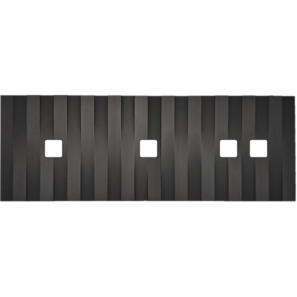 Façade Empreintes LIGNE Canon Fusil Triple Horiz 1 bouton 1 bouton 2 boutons M - Modelec - 304474M-E5