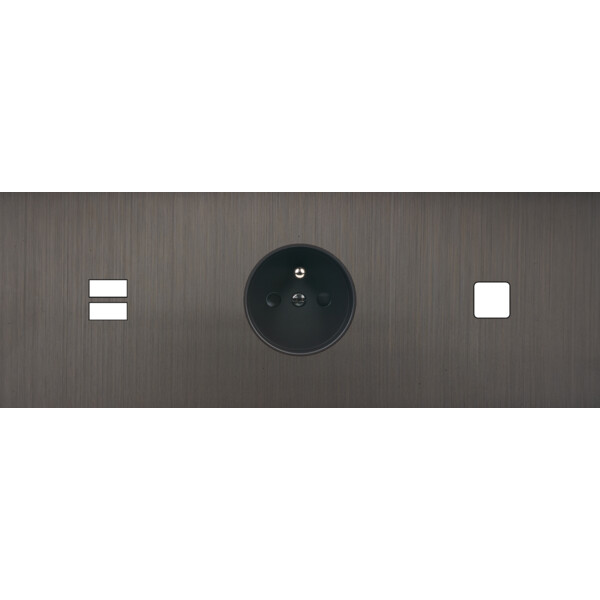 Façade Empreintes PLAN Canon Fusil Triple Horizontale Chargeur USB PC 1 bouton M - Modelec - 343474M-E0