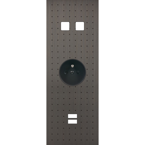 Façade Empreintes POINT Canon de Fusil Triple Verticale 2 boutons PC U1 M - Modelec - 352474M-E4