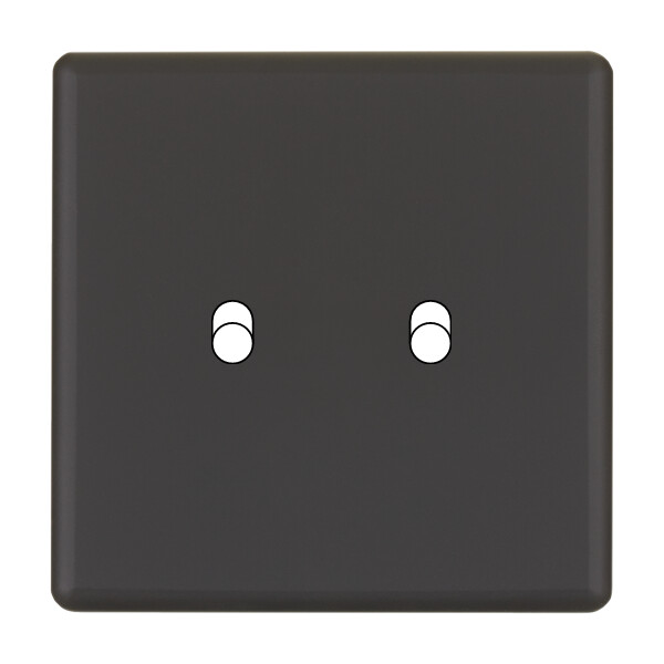 Façade Hikari Noir Soft s 2 basculeurs (132482) - Modelec - 132482