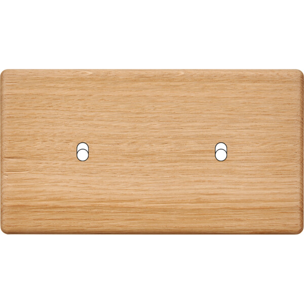 Façade Hikari chene clair double horizontale 1 basculeur 1 basculeur (172-491) - Modelec - 172491