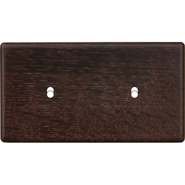 Façade Hikari chene fonce double horizontale 1 basculeur 1 basculeur (172-492) - Modelec - 172492