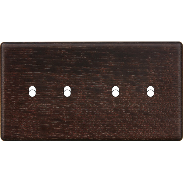 Façade Hikari chene fonce double horizontale 2 basculeurs 2 basculeurs (174-492) - Modelec - 174492