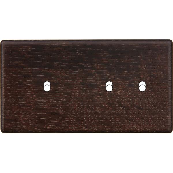 Façade Hikari chene fonce double horizontale 1 basculeur 2 basculeurs (177-492) - Modelec - 177492