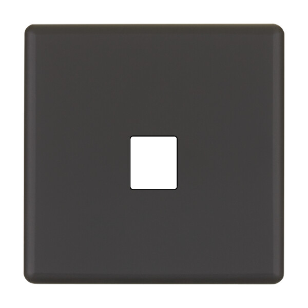 Façade Hikari Noir Soft simple 1 MEDIA (192-482) - Modelec - 192482