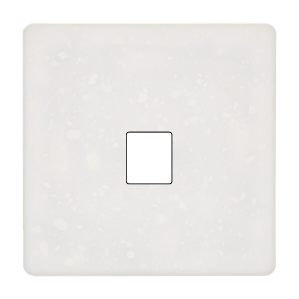 Façade Hikari Blanc Terrazzo simple 1 MEDIA (192-485) - Modelec - 192485