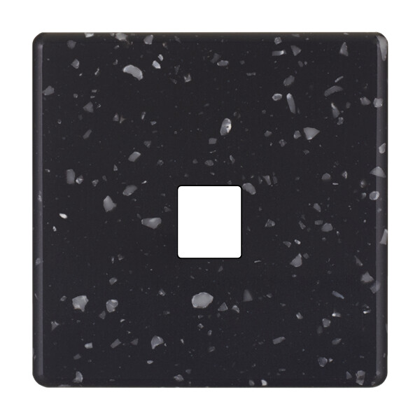 Façade Hikari Noir Terrazzo simple 1 MEDIA (192-486) - Modelec - 192486